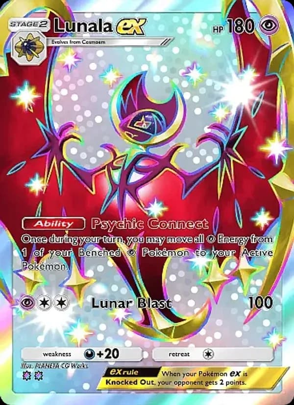 Lunala ex – Crimson Blaze 099