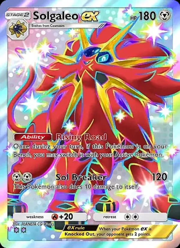 Solgaleo ex – Crimson Blaze 101