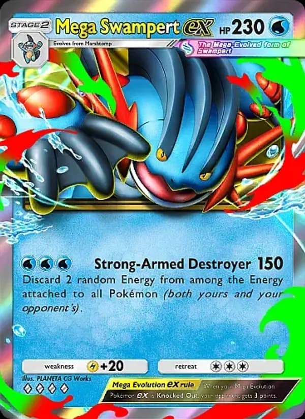 Mega Swampert ex – Fantastical Parade 036