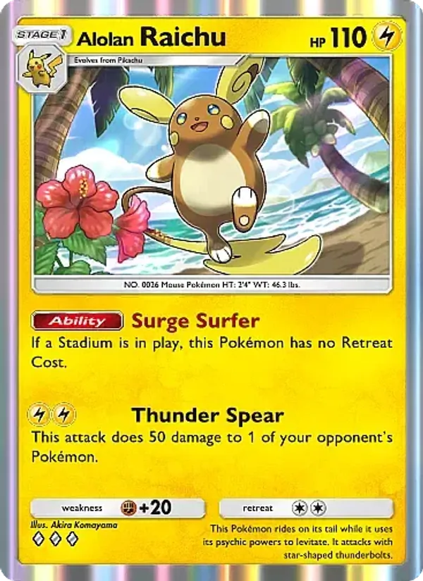 Alolan Raichu – Fantastical Parade 050
