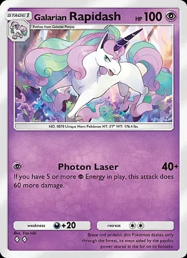 Galarian Rapidash – Fantastical Parade 059