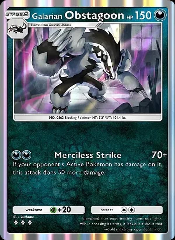 Galarian Obstagoon – Fantastical Parade 100