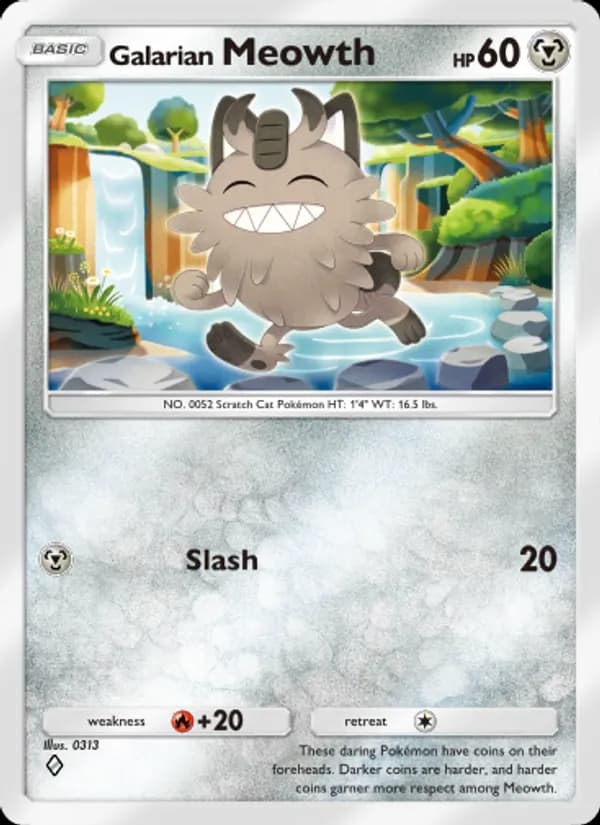 Galarian Meowth – Fantastical Parade 110