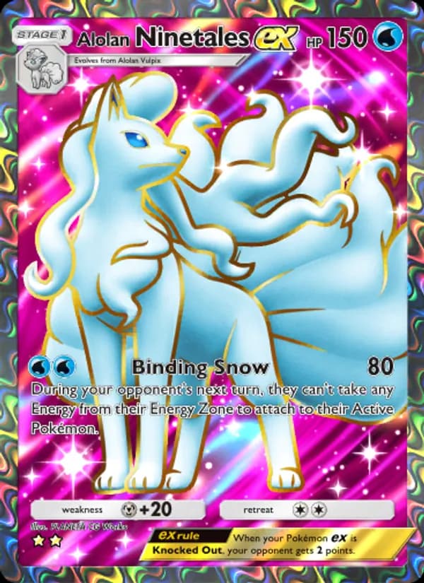 Alolan Ninetales ex – Fantastical Parade 182