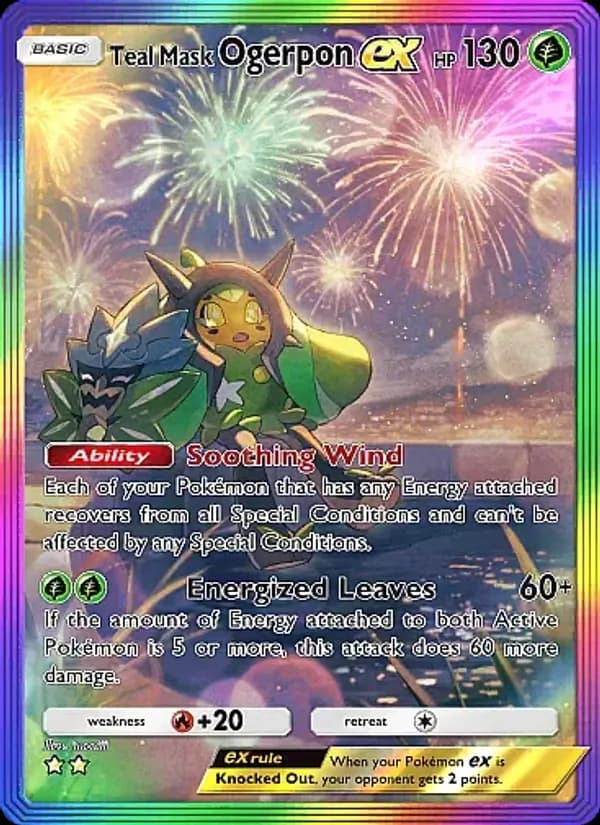 Teal Mask Ogerpon ex – Fantastical Parade 194