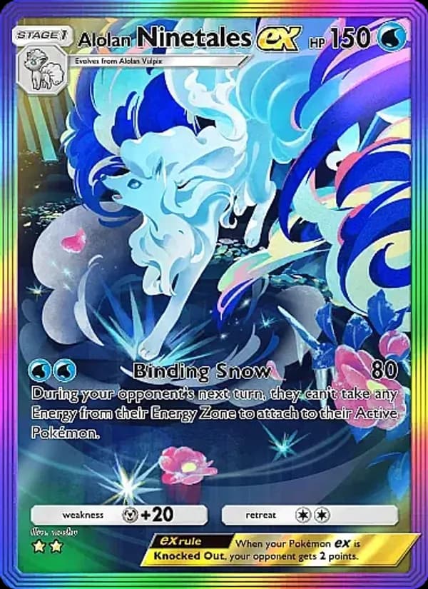 Alolan Ninetales ex – Fantastical Parade 196