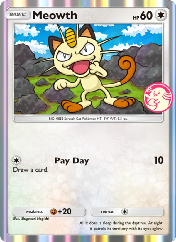 Meowth – Promos-A 012