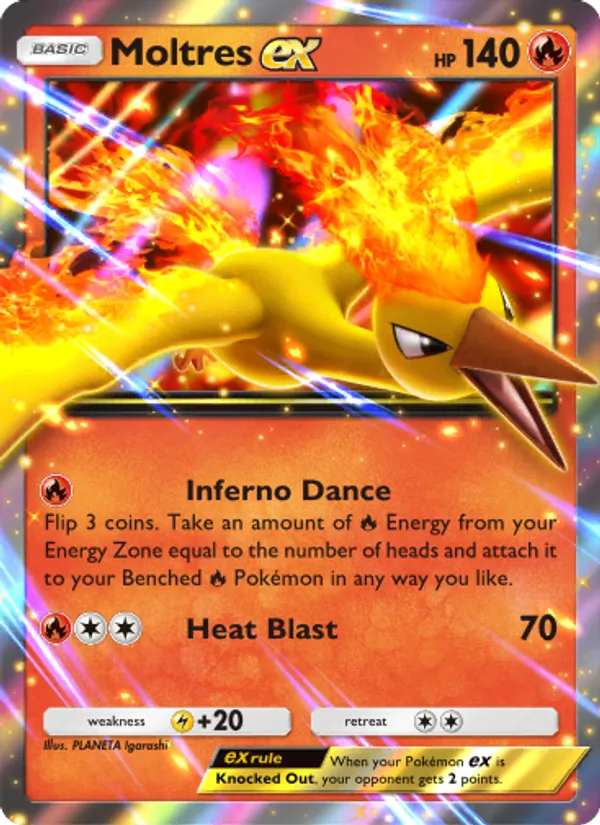 Moltres ex – Promos-A 025
