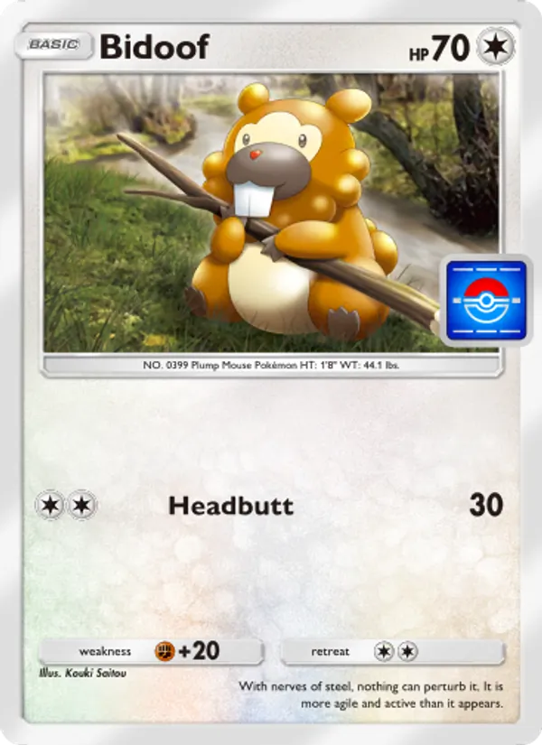 Bidoof – Promos-A 057