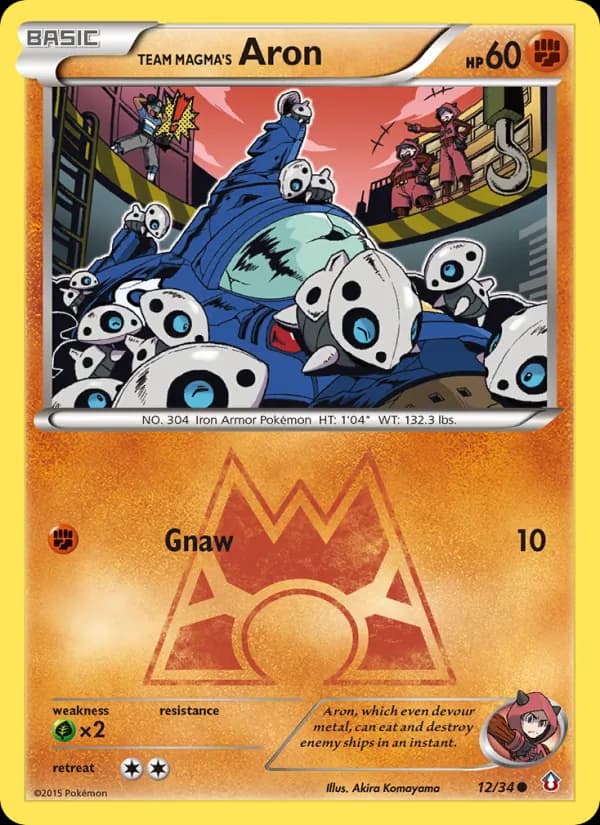 Team Magma's Aron – Double Crisis 12