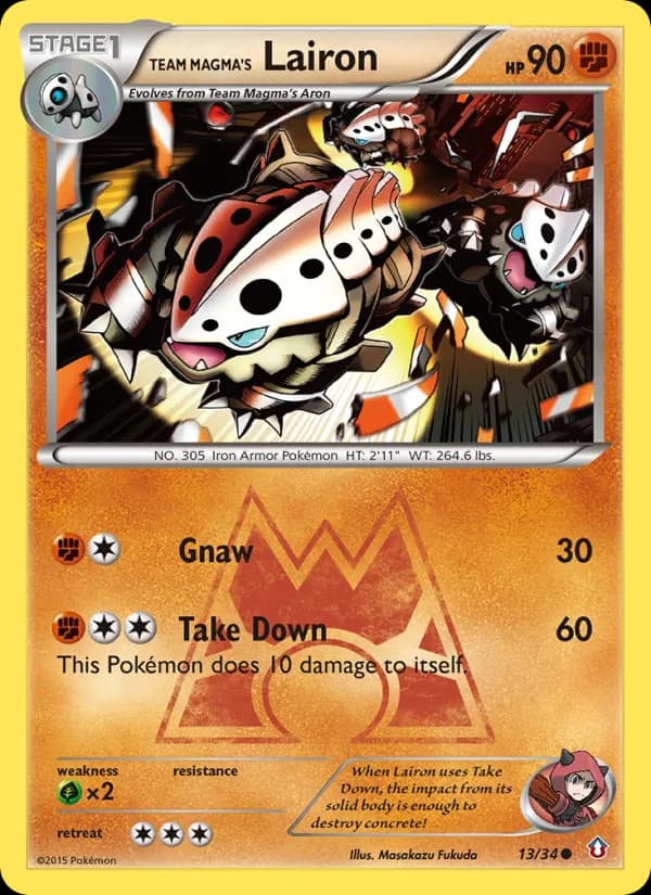 Team Magma's Lairon – Double Crisis 13