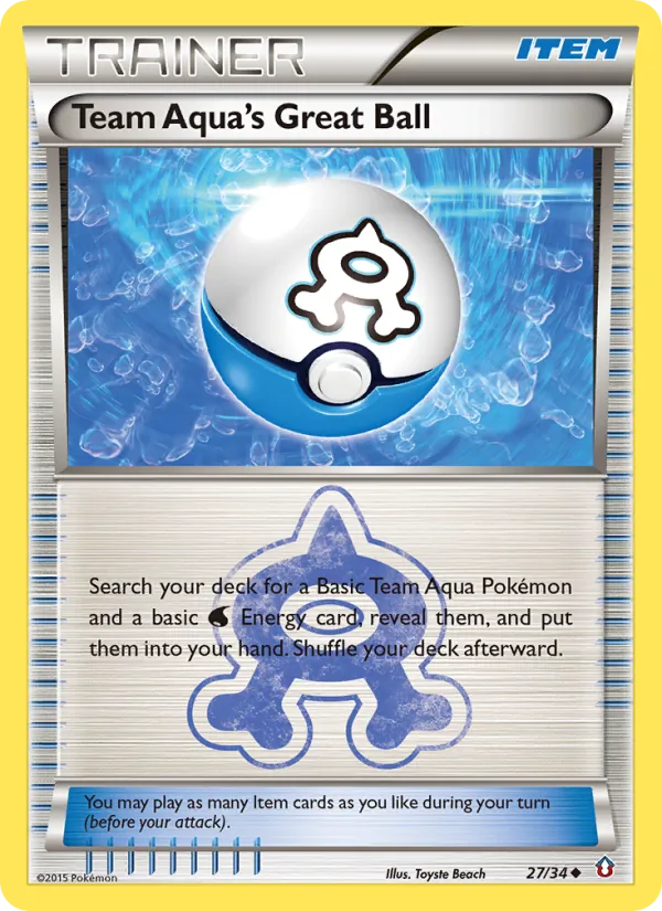 Team Aqua's Great Ball – Double Crisis 27