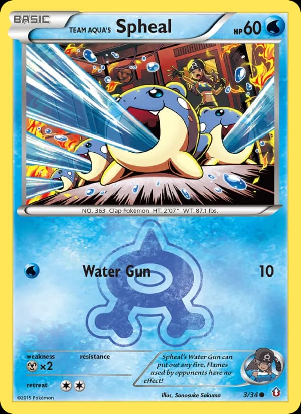 Team Aqua's Spheal – Double Crisis 3