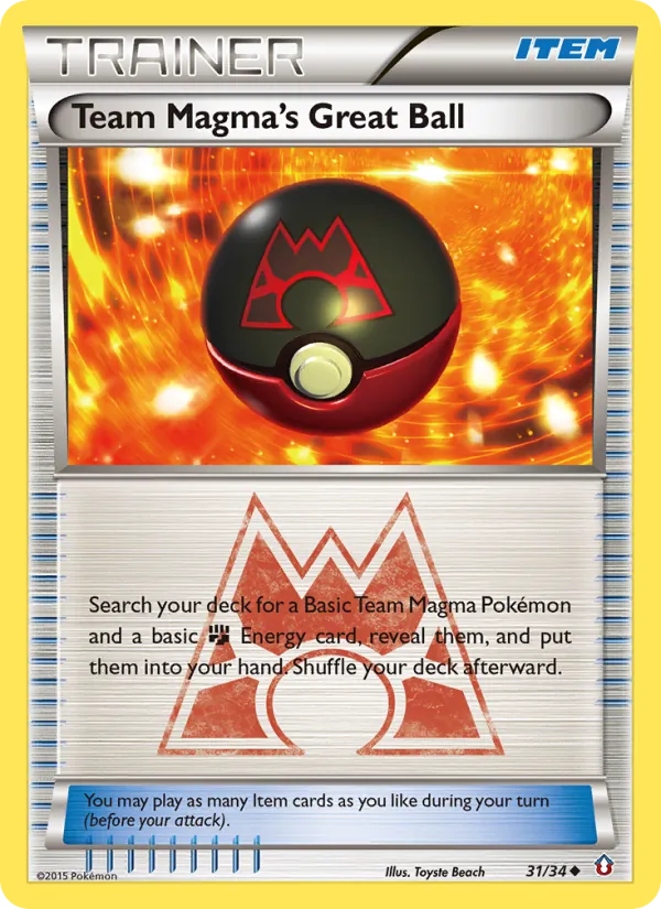 Team Magma's Great Ball – Double Crisis 31