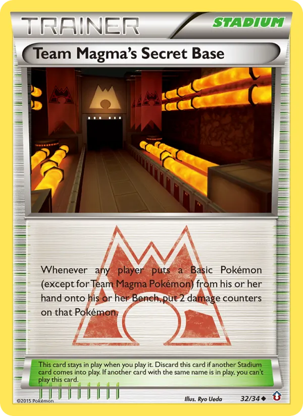 Team Magma's Secret Base – Double Crisis 32