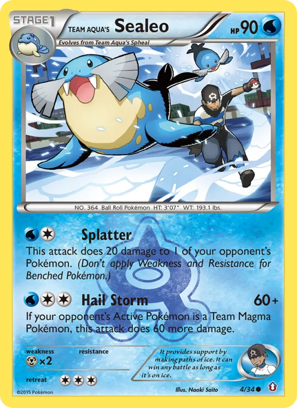 Team Aqua's Sealeo – Double Crisis 4