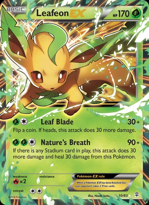 Leafeon EX – Generations 10