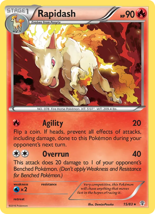 Rapidash – Generations 15