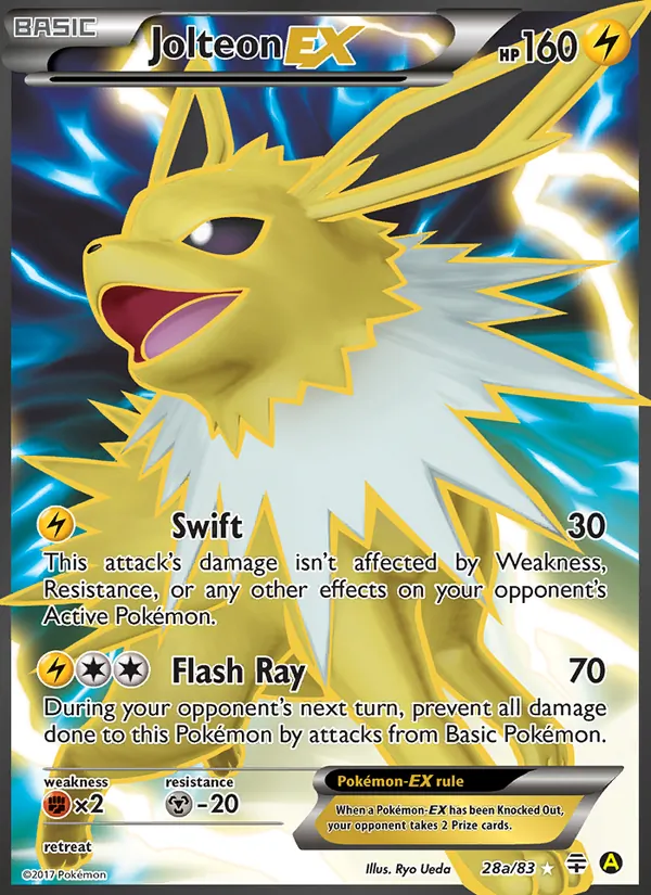 Jolteon-EX – Generations 28a