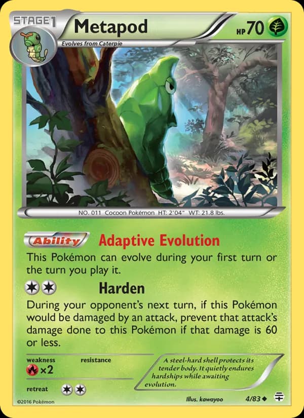 Metapod – Generations 4