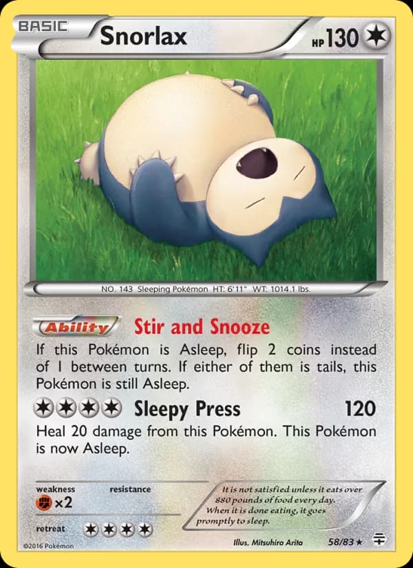 Snorlax – Generations 58