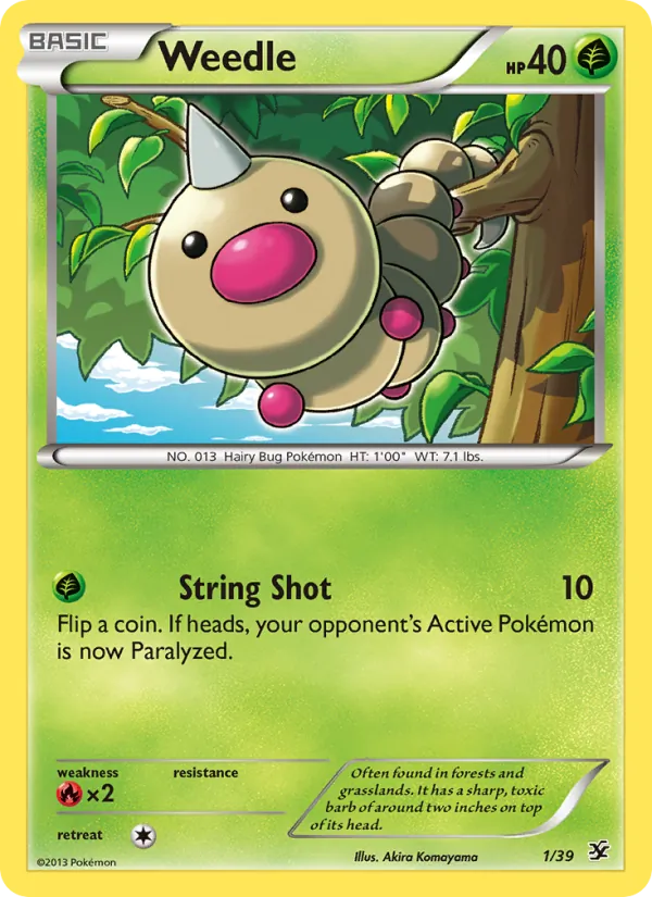 Weedle – Kalos Starter Set 1