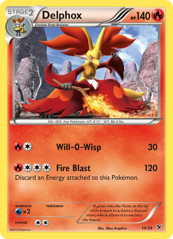 Delphox – Kalos Starter Set 10