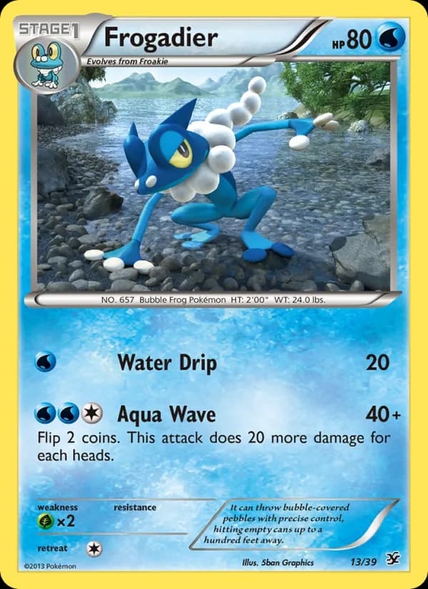 Frogadier – Kalos Starter Set 13