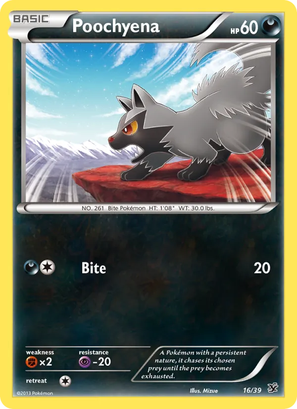 Poochyena – Kalos Starter Set 16