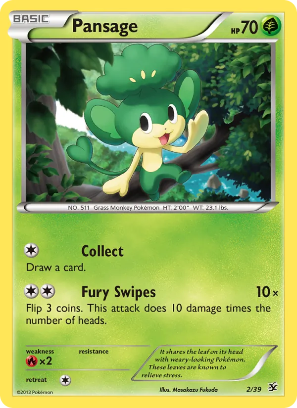 Pansage – Kalos Starter Set 2