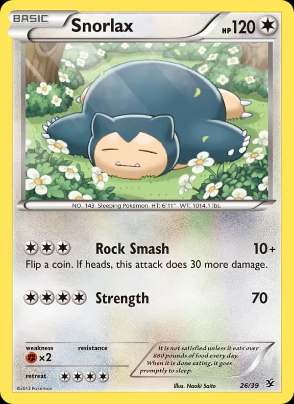 Snorlax – Kalos Starter Set 26