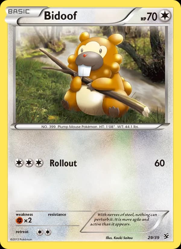 Bidoof – Kalos Starter Set 29