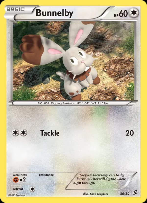 Bunnelby – Kalos Starter Set 30