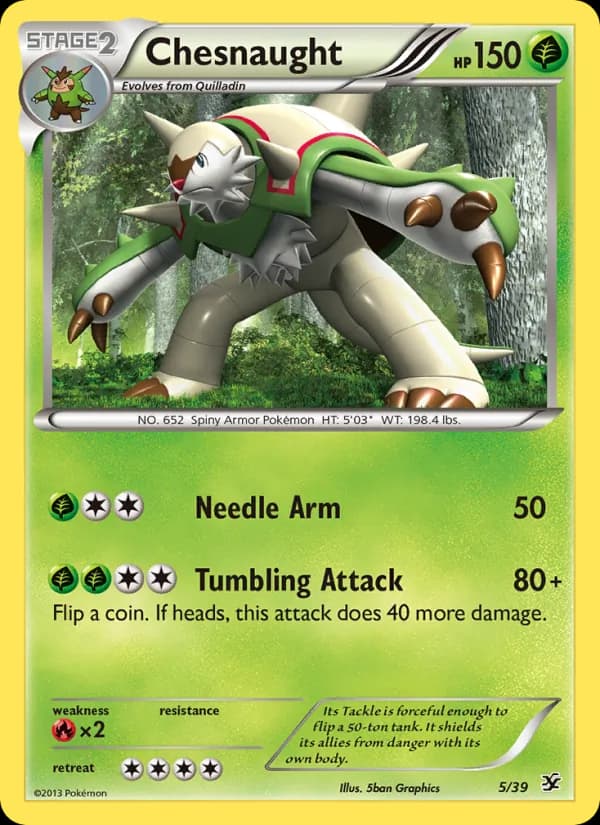 Chesnaught – Kalos Starter Set 5