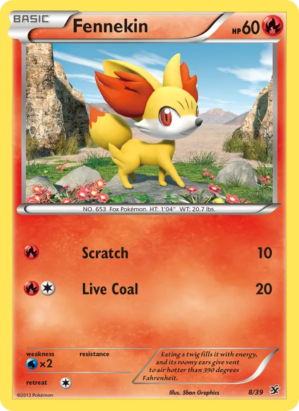 Fennekin – Kalos Starter Set 8