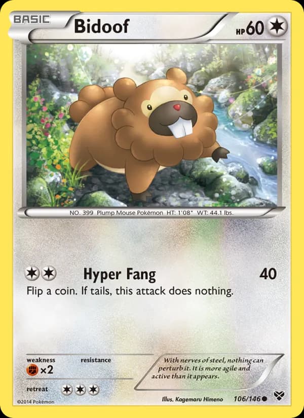 Bidoof – XY 106