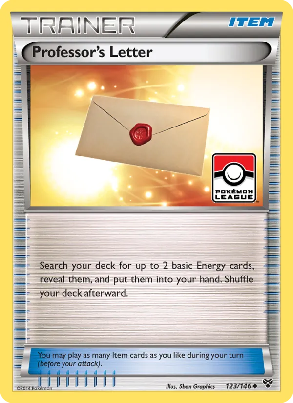 Professor's Letter – XY 123