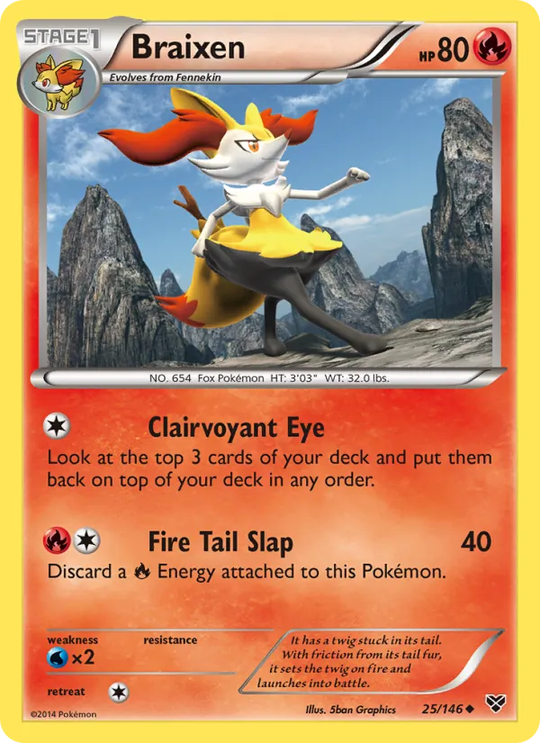 Braixen – XY 25