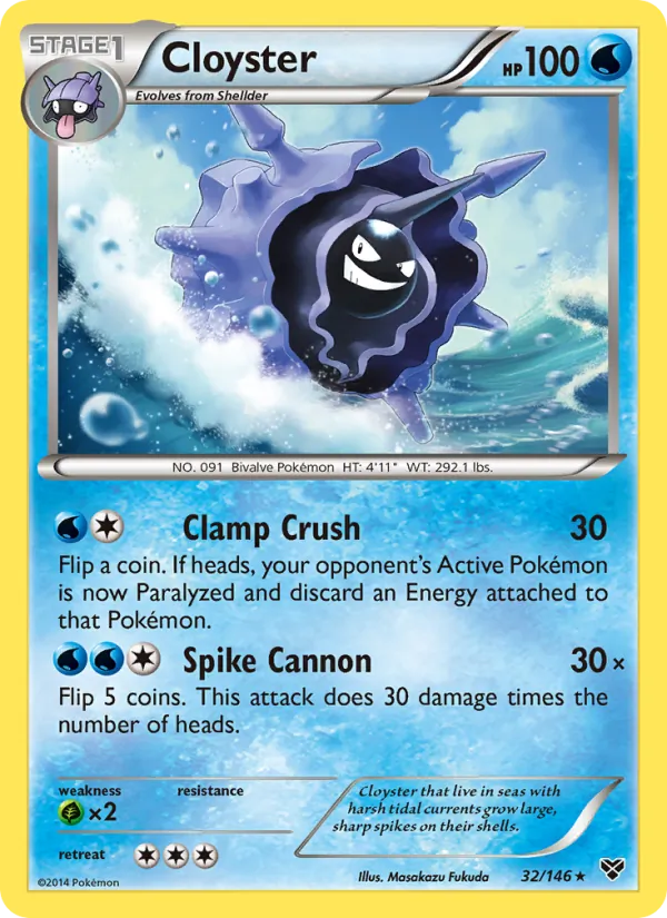 Cloyster – XY 32