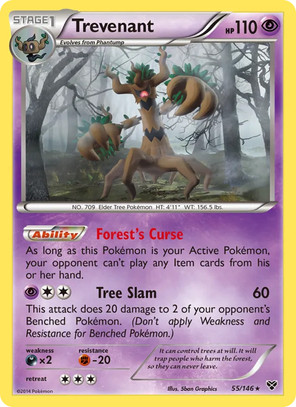 Trevenant – XY 55