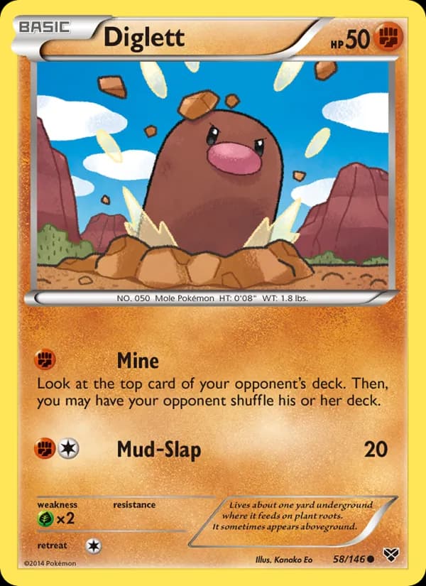 Diglett – XY 58