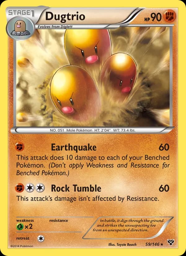 Dugtrio – XY 59