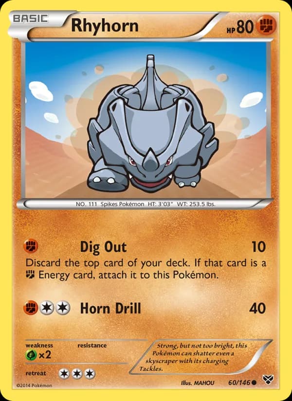 Rhyhorn – XY 60