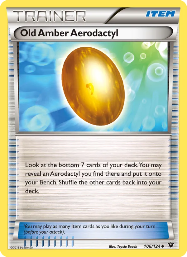 Old Amber Aerodactyl – Fates Collide 106