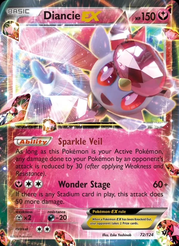 Diancie EX – Fates Collide 72