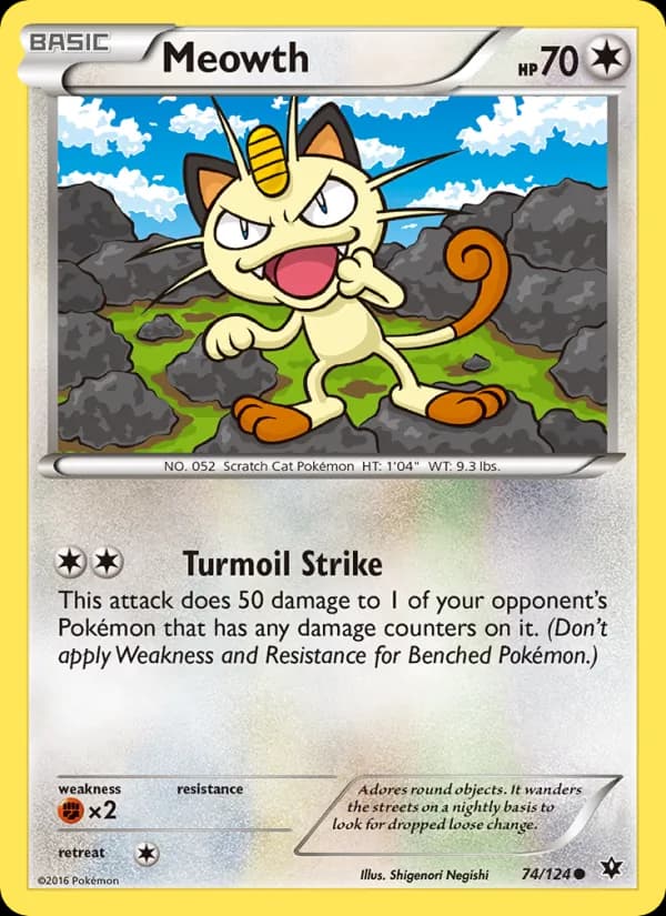 Meowth – Fates Collide 74