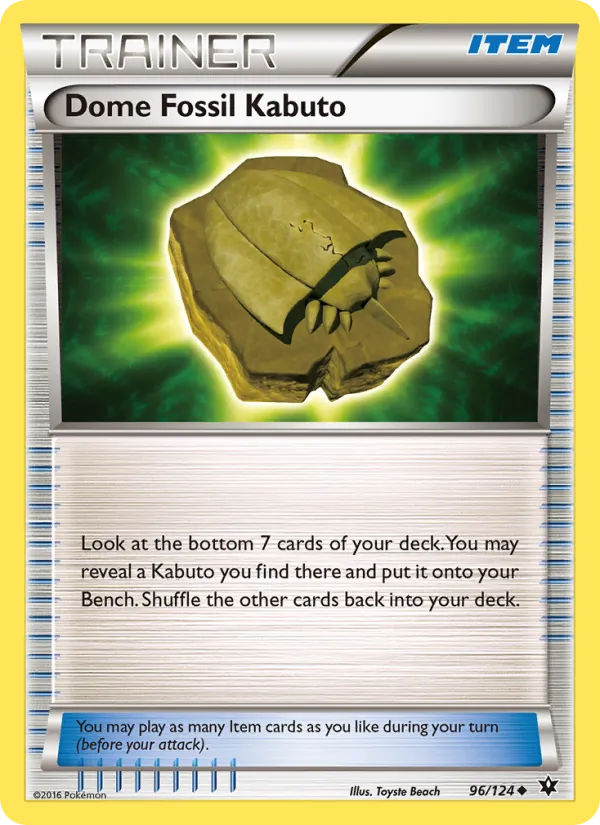 Dome Fossil Kabuto – Fates Collide 96
