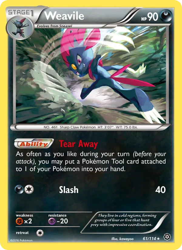 Weavile – Steam Siege 61