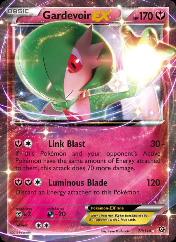 Gardevoir EX – Steam Siege 78