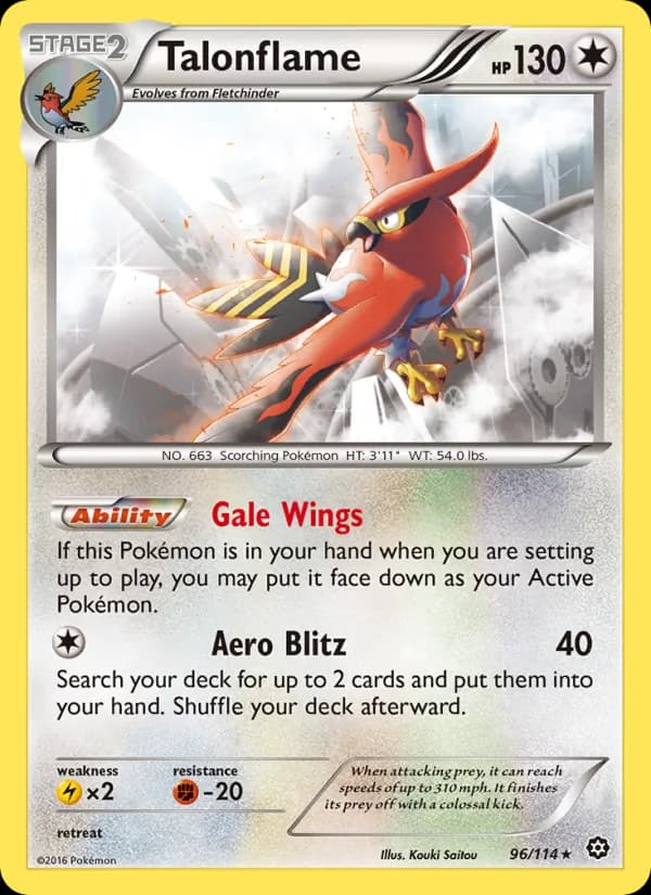 Talonflame – Steam Siege 96